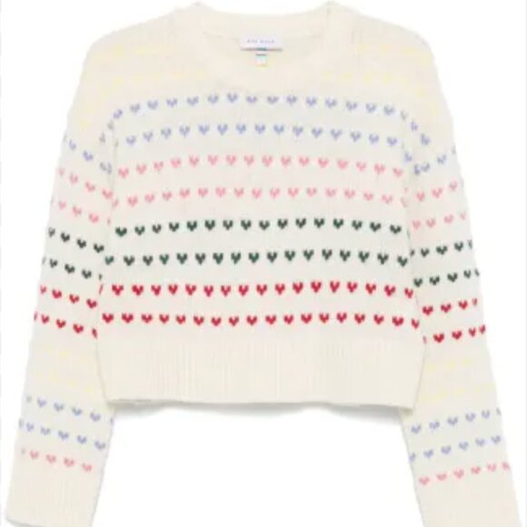 Mira Mikati Intarsia-heart Sweater (NWOT)